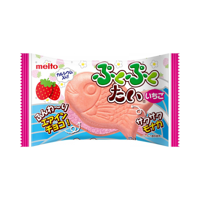 ゴフレットたい焼き、チョコレートとイチゴの味、MEITO JP、16.5g*(10)