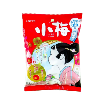 日本梅子口味糖果 LOTTE JP 68克*10