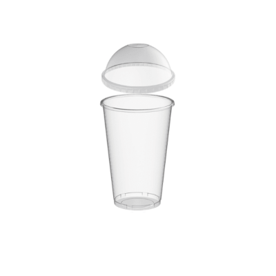 Recyclable rPET dome lid Ø95mm 50pcs*(16)