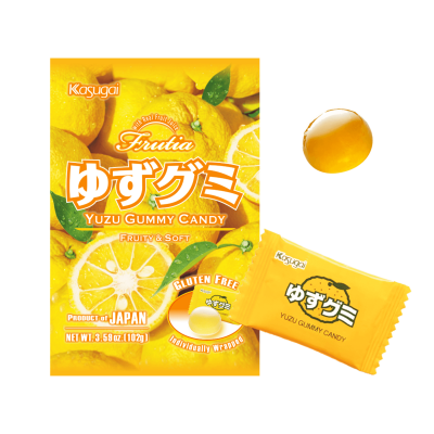 柚子味软糖 KASUGAI JP 102克*(12)