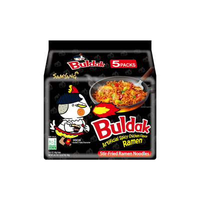 Hot chicken ramen Samyang Kr 140gx5p*(8)Ramen de pollo picante Samyang Kr 140gx5p*(8)