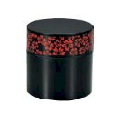 桜の赤い模様が施された540mlの丸い弁当箱、商品番号...
