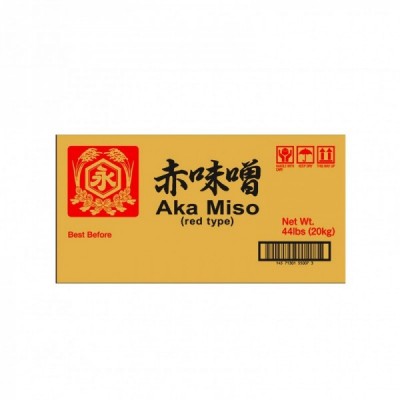 *Aka miso pasta de soja roja en cartón Mikami JP 20kg