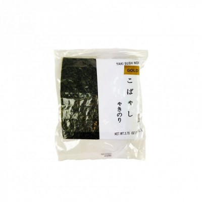 Nori medio hojas de algas para maki Golden 100p*(20)