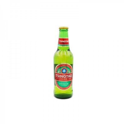 Tsing Tao beer in a 33cl...