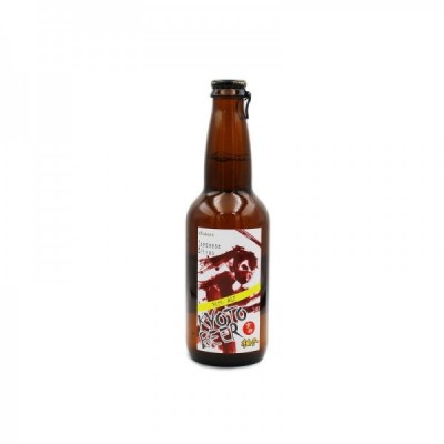 Yuzu-flavored beer in a...