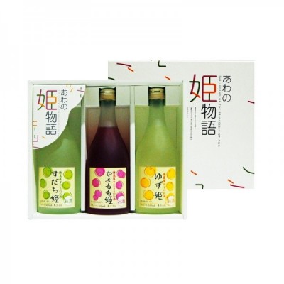 3本入りの果実酒セット（梅柚子ライム）8％ 3x500ml