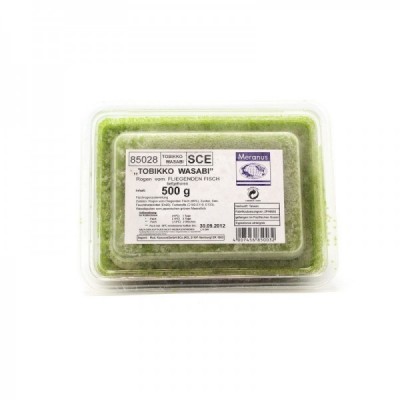 *Tobiko wasabi / huevas de pez volador 500g
